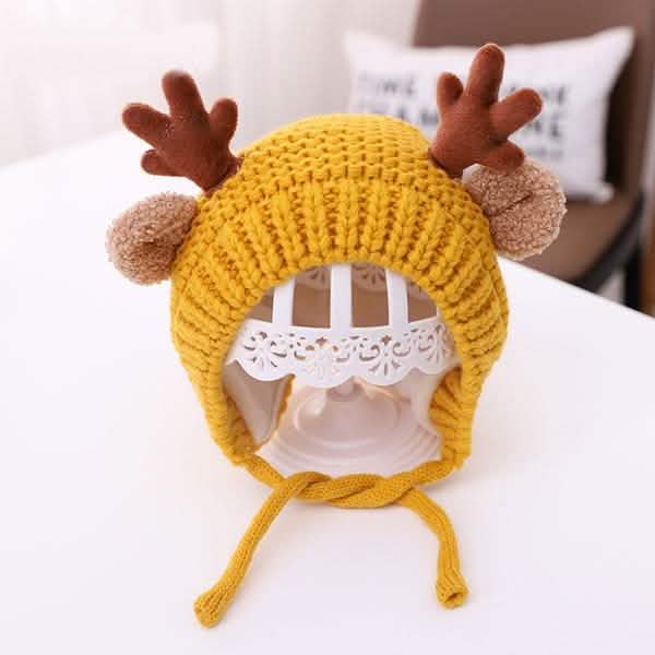 Cartoon Elk Baby Hat Winter Christmas Knitted DailySale