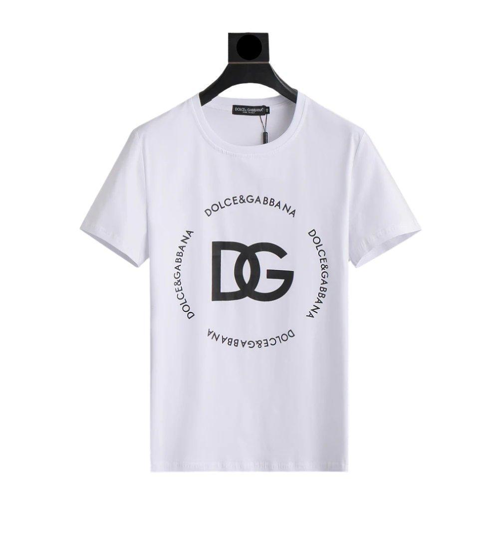 Dolce & Gabbana T-Shirt Without Collar 'White & Black' Banlieue91