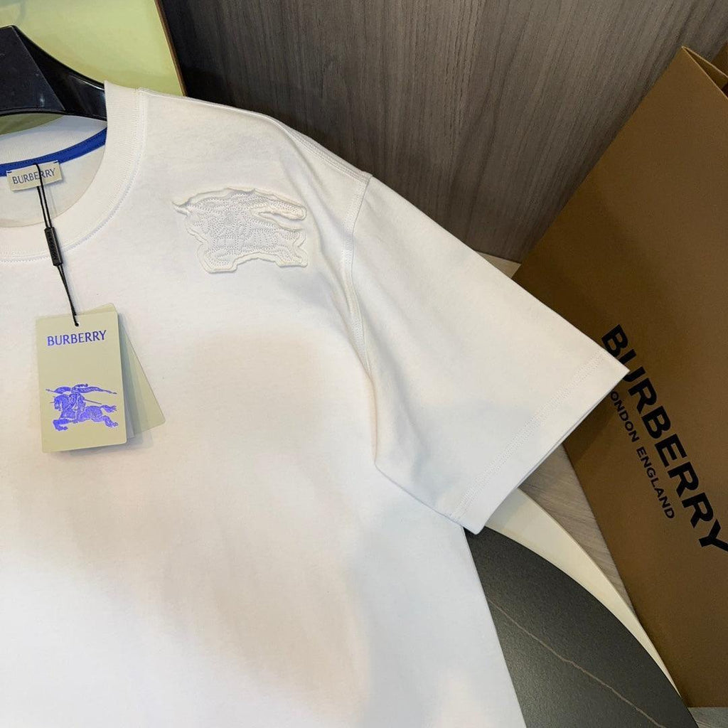 Burberry T-Shirt Without Collar 'White' Banlieue91