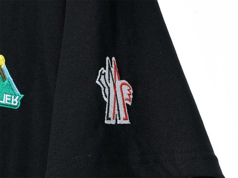 Moncler T-Shirt Without Collar 'Black' Banlieue91