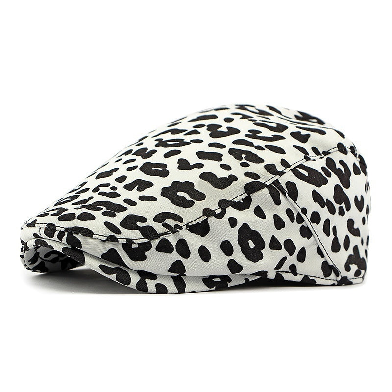 Personalized Ethnic Style Floral Beret Women's British Retro Corduroy FLIPSTYLEZLLC