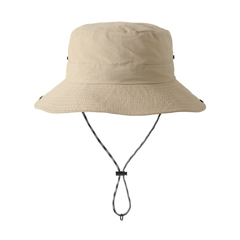 Wide-Brim UV Protection Nylon Sun Hat – Breathable Outdoor Hat for Women & Men FitiqueFit