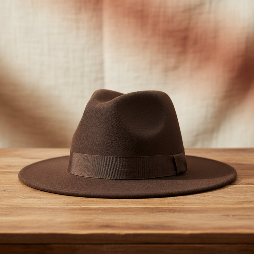 Wide Brim Bell Crown Wool Hat – Unisex Sun & Warmth Hat FitiqueFit