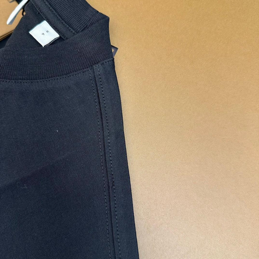 Burberry Black T-Shirt Without Collar Banlieue91