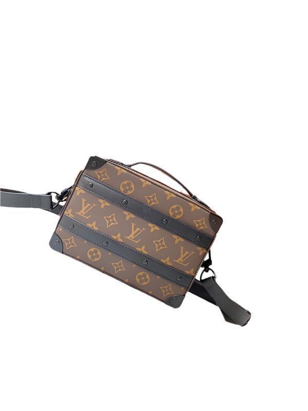 Louis Vuitton Handle Soft Trunk Bag Macassar Monogram Canvas Banlieue91