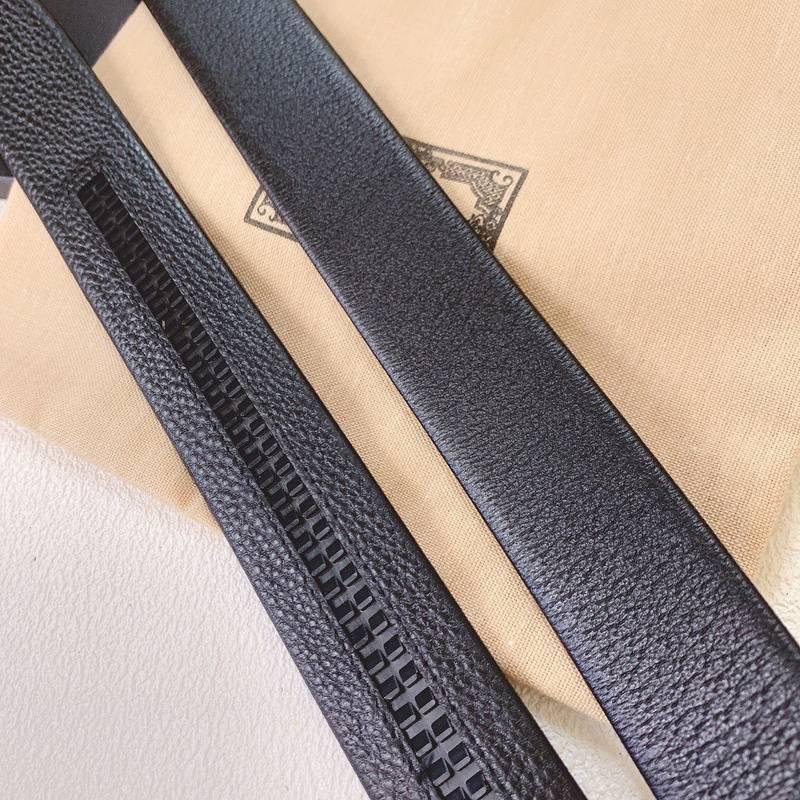 GUCCI Embellished coated-canvas and leather belt 'Black' Banlieue91