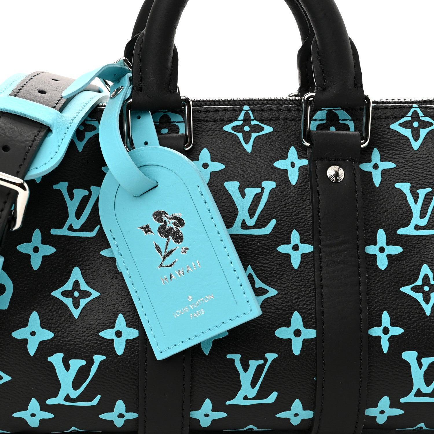 Louis Vuitton Monogram Playground Keepall Bandouliere 25 Black Banlieue91
