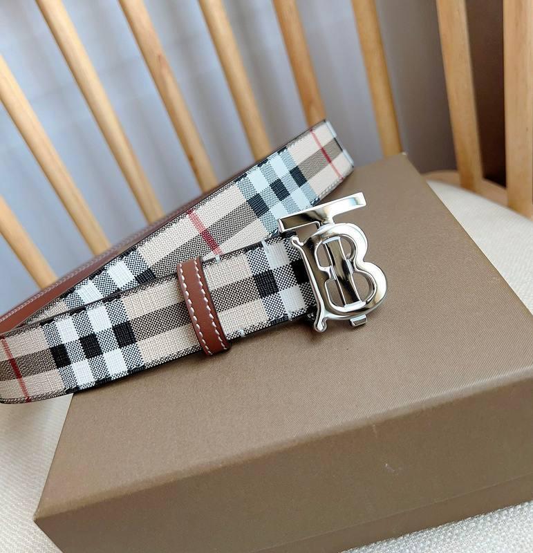 Burberry TB Belt E-Canvas & Leather Vintage Banlieue91