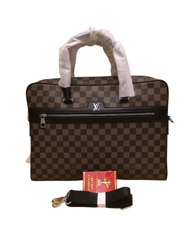 Louis Vuitton Brown Monogram Giant Empreinte Leather Onthego MM Men Bag Banlieue91