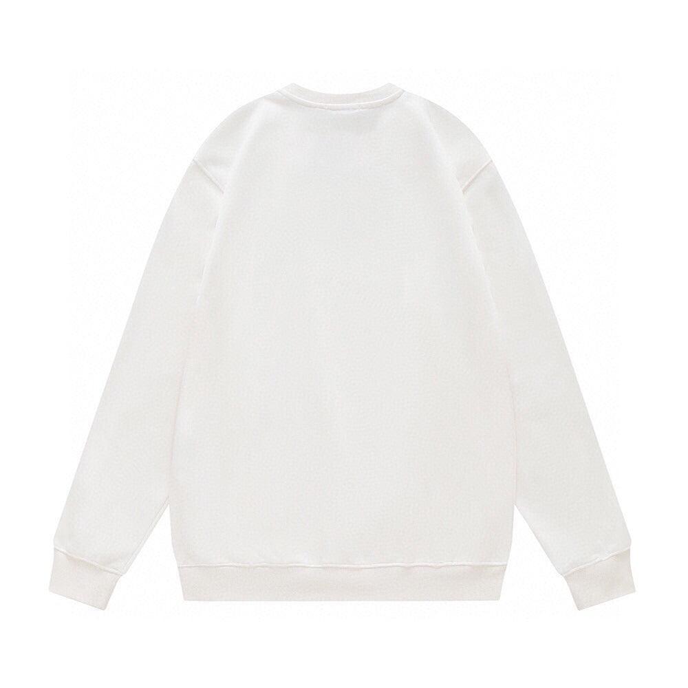 LOEWE L Intarsia Wool Sweater White/Green Banlieue91