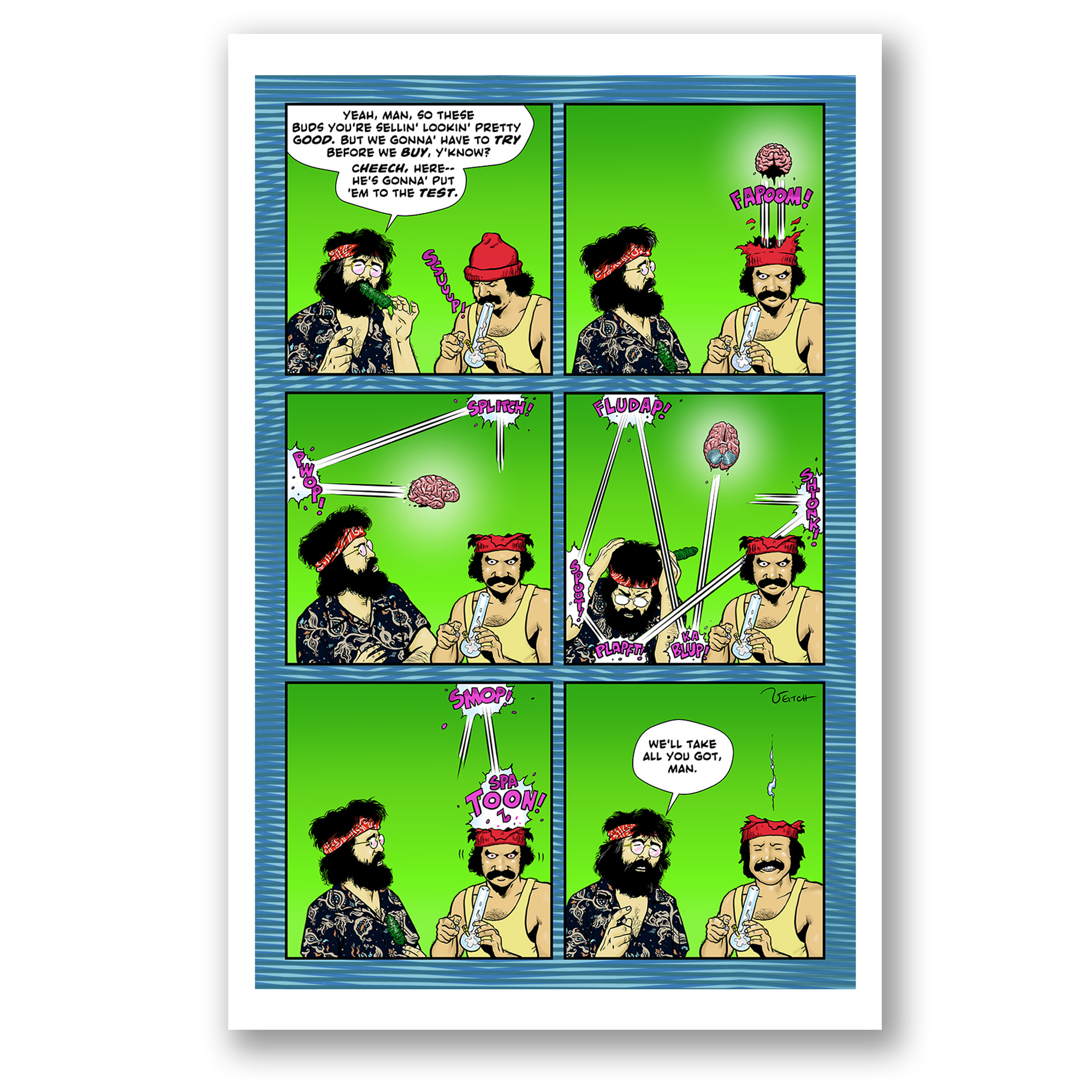 Cheech & Chong's Chronicles: The Graphic Novel Platinum Edition Z2 Comics