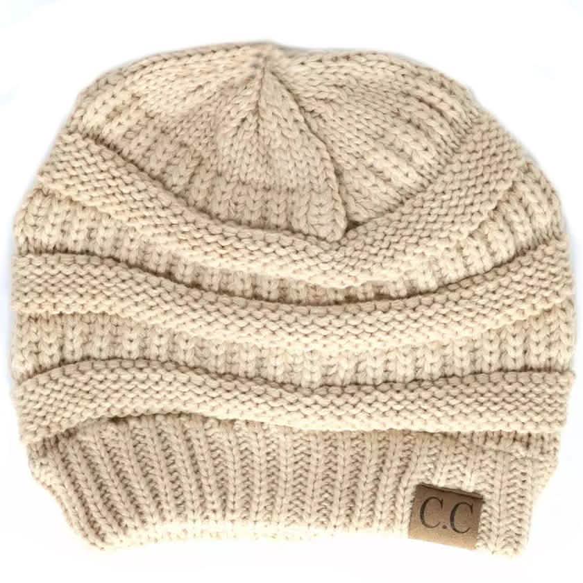 Cheveux Corp. Women's Solid Classic CC Beanie DailySale