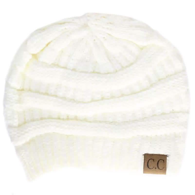 Cheveux Corp. Women's Solid Classic CC Beanie DailySale