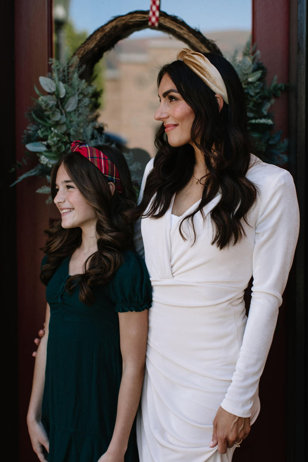 Gold Velvet - Knotted Headband