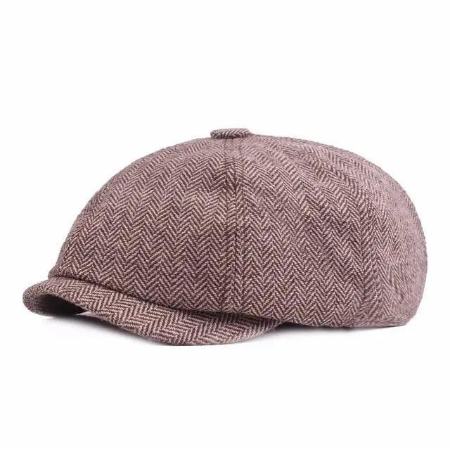 Classic Fashion Men’s Autumn Cap For Men Retro Casual Design Four Season Hats For Boys Vintage Design Flat Caps For Men Stevvex