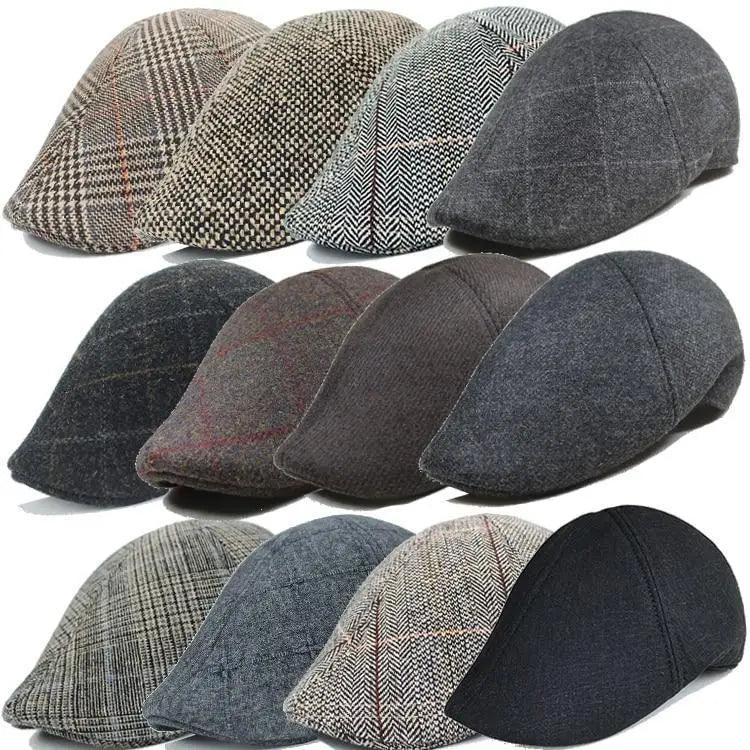 Classic Fashion Men’s Autumn Cap For Men Retro Casual Design Four Season Hats For Boys Vintage Design Flat Caps For Men Stevvex