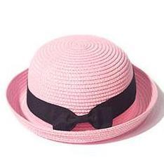 Classic Simple Female Hat For Summer Beach Hat Casual Lady Summer Solid Color Straw Hat Women Elegant Hat Traveling Hats UV Protection Sun Cap Women Flat Bowknot Design Cute Cap Girls Hat 56-58cm Stevvex