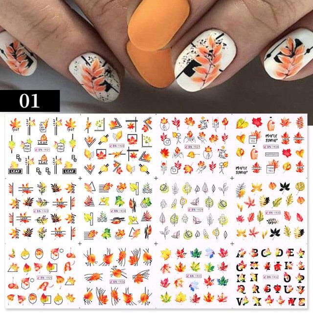 Colorful Wave Geometrics Shaped Water Decals Stickers For Nails Snake And Face Image Sliders Nail Art Decoration Decor Tip Transfer Nail Decals Sticker For Pretty Girl Self-Adhesive Nail Decals Designer Nail Stickers for Acrylic