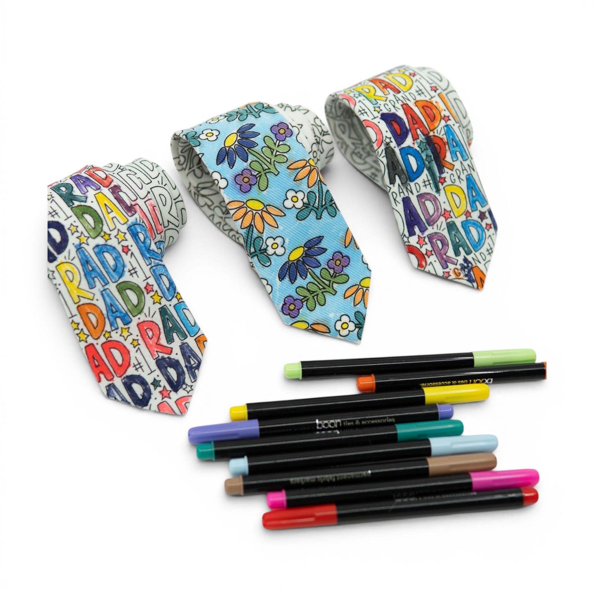 Rad Dad Coloring Tie