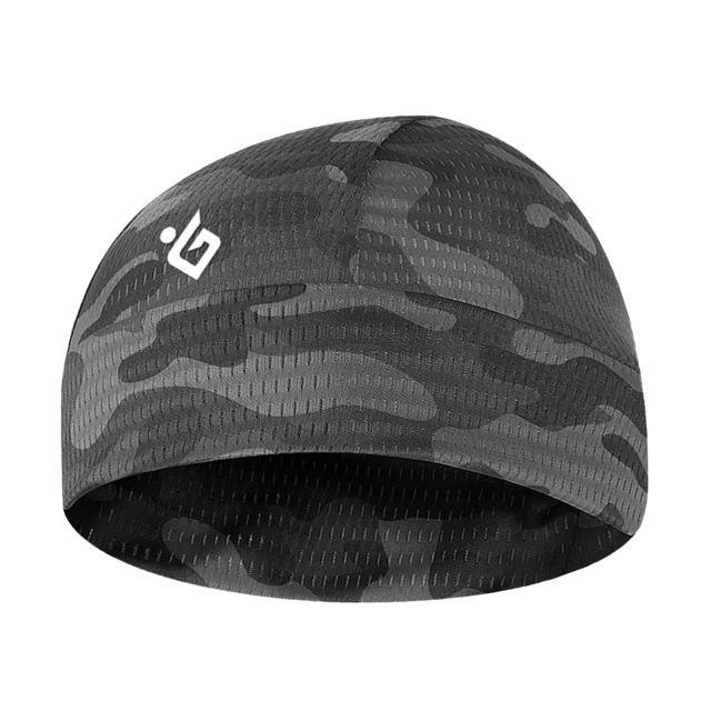 Cooling Skull Cap Breathable Sweat Wicking Cycling Running Hat Cap Odorless And Sweat-Absorbent Sweat-Absorbent No Discoloration Cycling Caps for Men Women Windproof Cycling Hat with Sun Visor Under Helmet Liner Black Stevvex