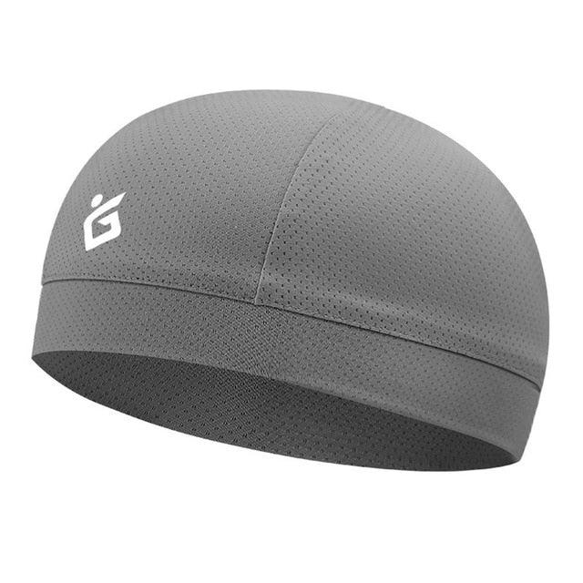 Cooling Skull Cap Breathable Sweat Wicking Cycling Running Hat Cap Odorless And Sweat-Absorbent Sweat-Absorbent No Discoloration Cycling Caps for Men Women Windproof Cycling Hat with Sun Visor Under Helmet Liner Black Stevvex