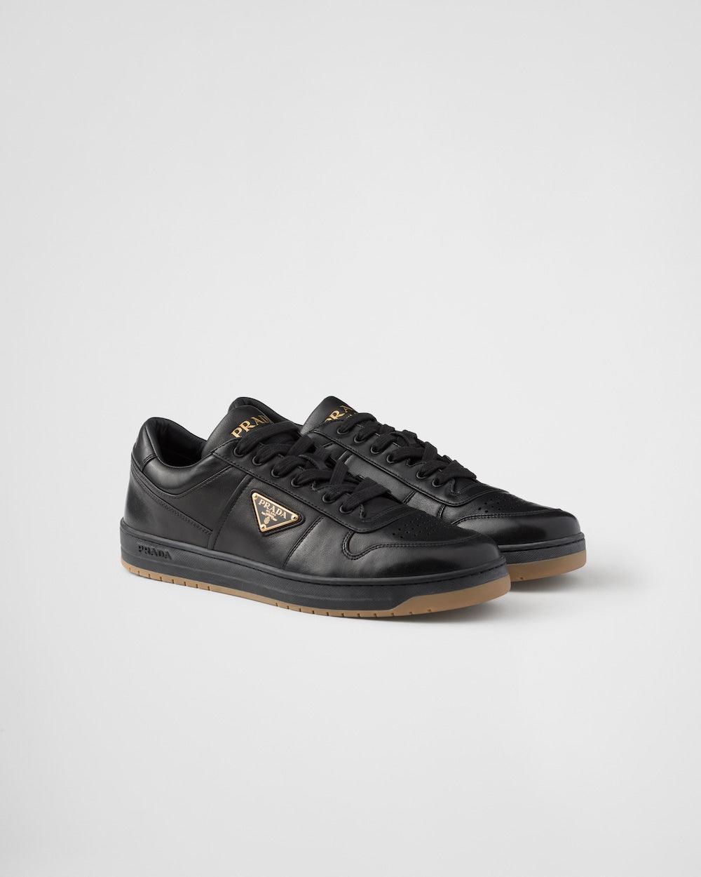 Prada Downtown nappa leather sneakers 'Black' Banlieue91