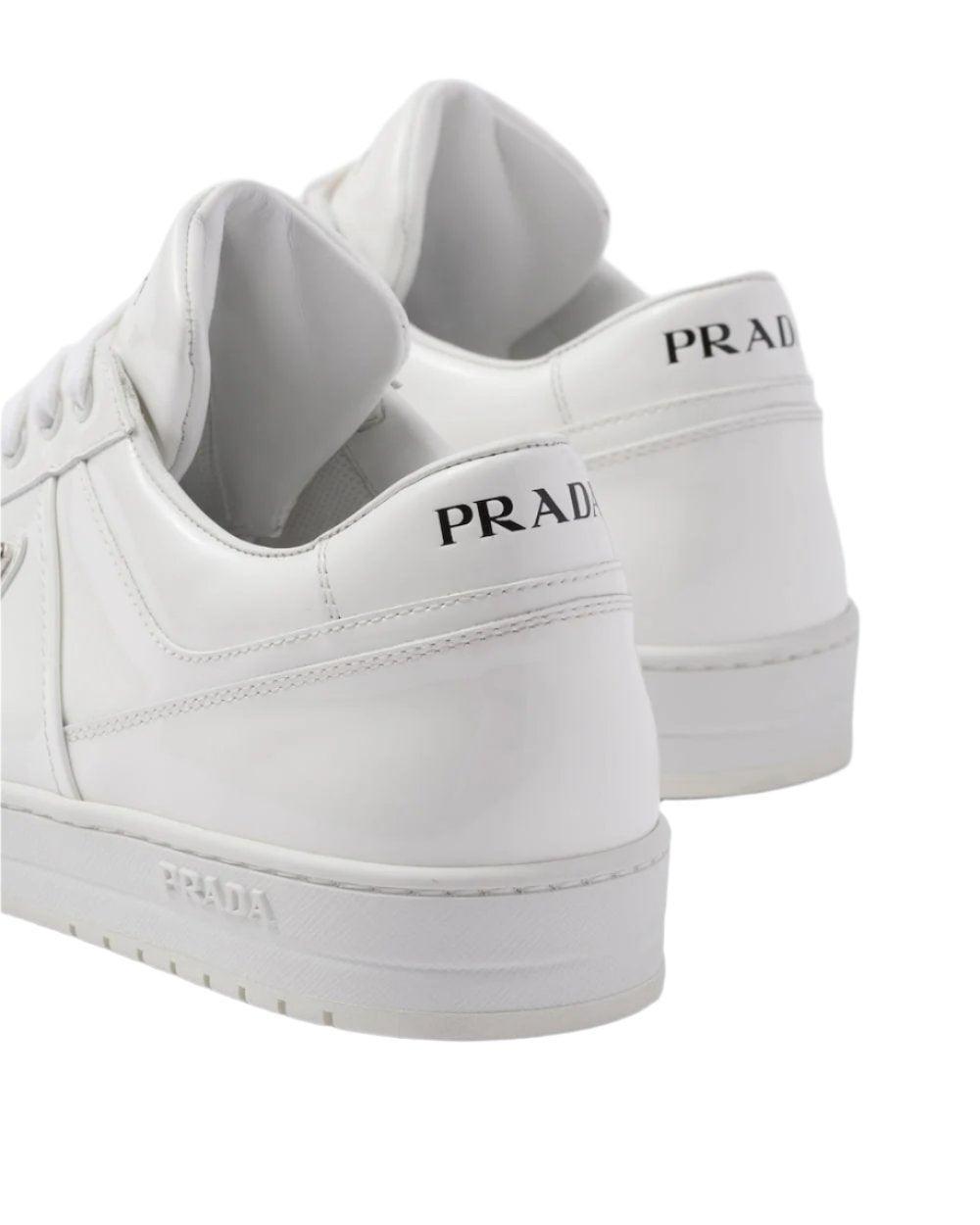 Prada Downtown nappa leather sneakers 'White' Banlieue91