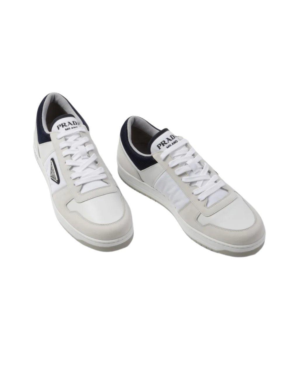 Prada Downtown Re-Nylon sneakers 'White/Beige/Black' Banlieue91
