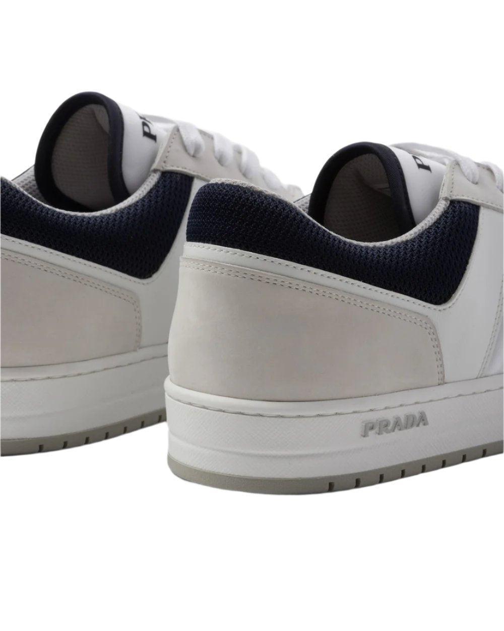 Prada Downtown Re-Nylon sneakers 'White/Beige/Black' Banlieue91