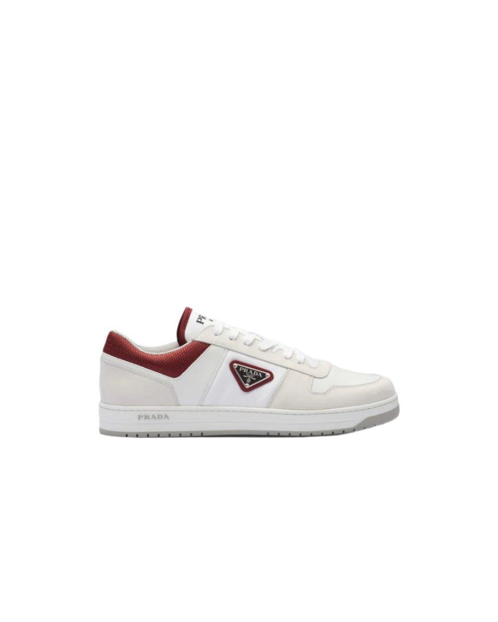 Prada Downtown Re-Nylon sneakers 'White/Red' Banlieue91