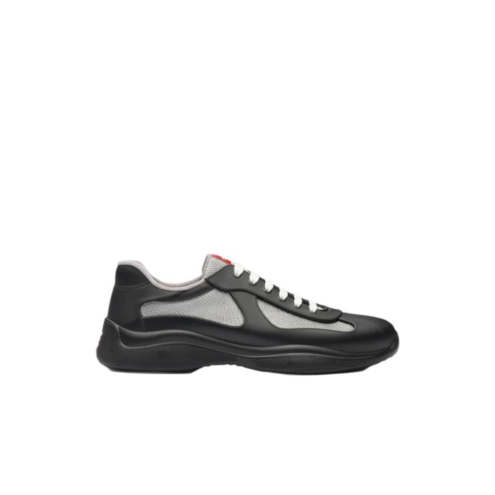 Prada America's Cup Soft rubber and bike fabric sneakers 'Black' Banlieue91