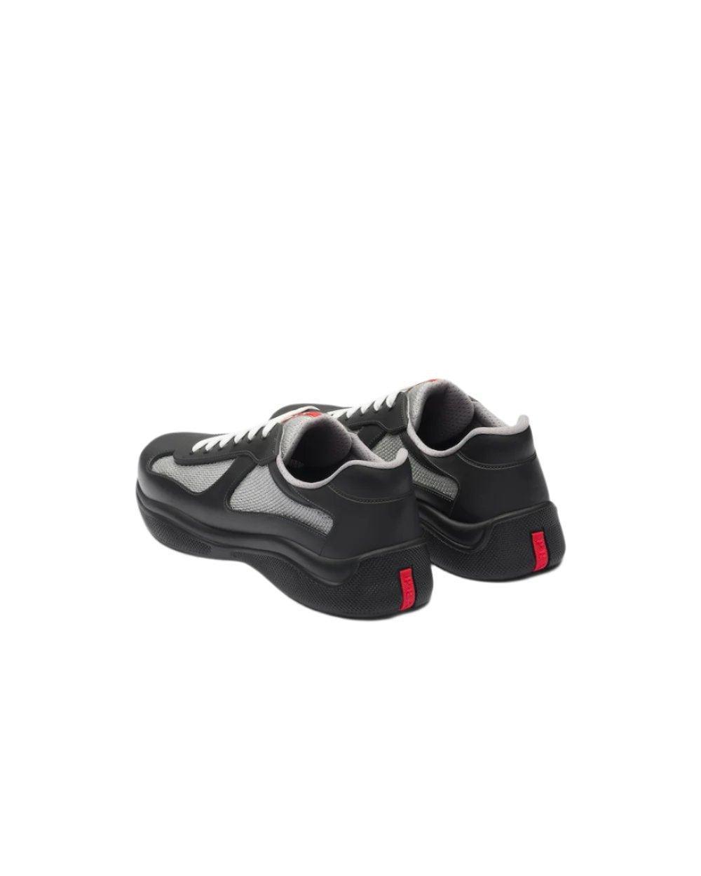 Prada America's Cup Soft rubber and bike fabric sneakers 'Black' Banlieue91
