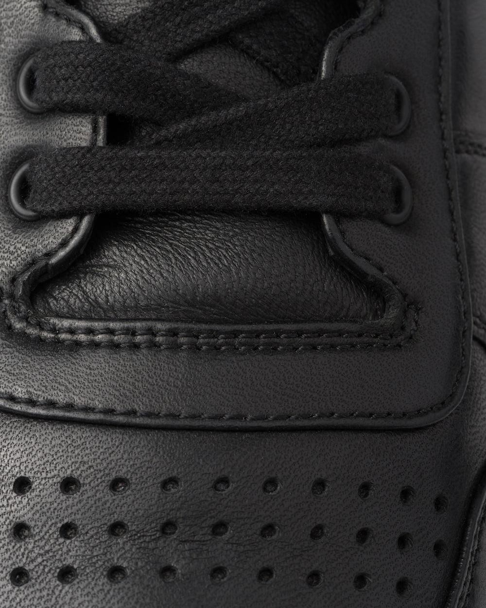 Prada Downtown nappa leather sneakers 'Black' Banlieue91
