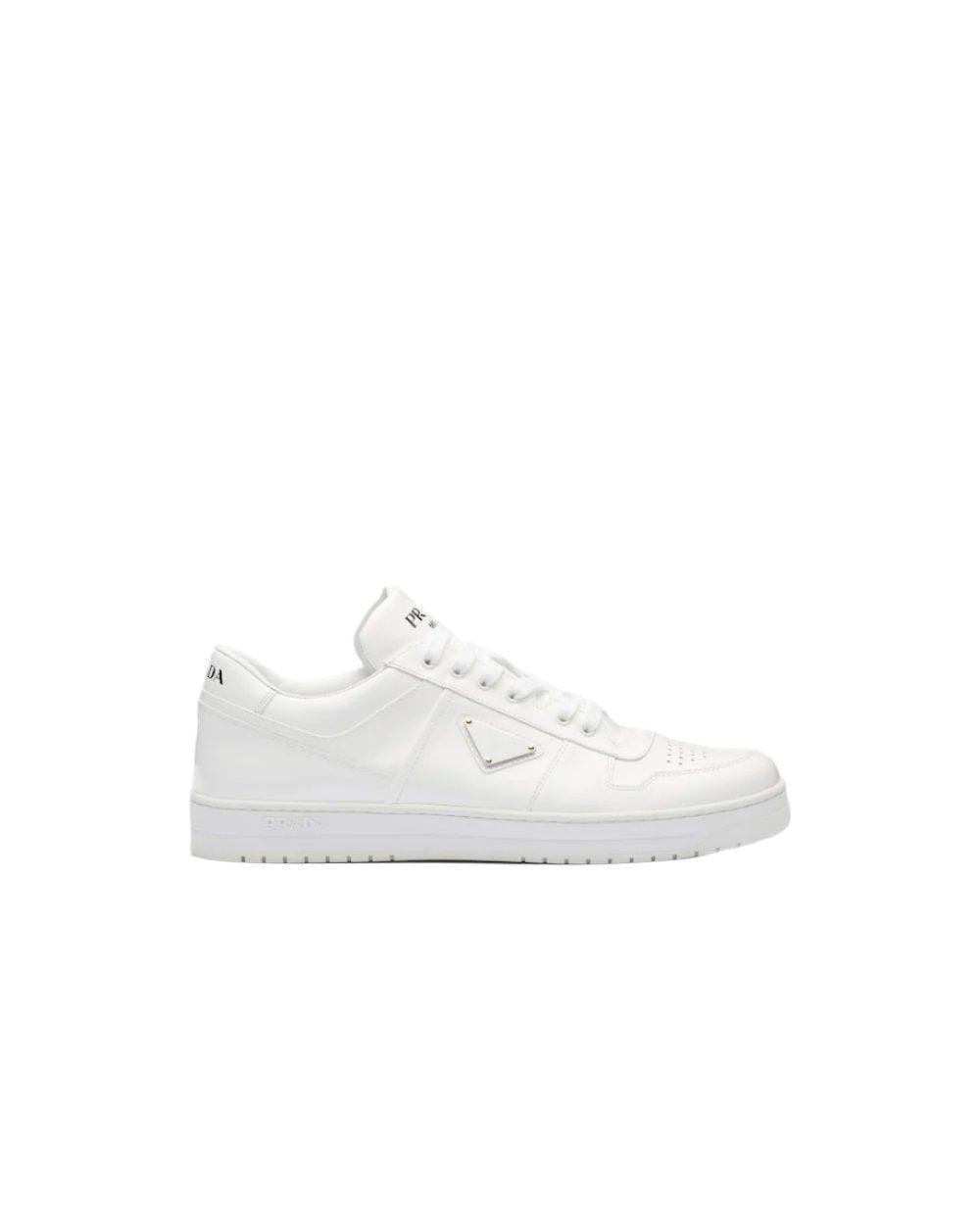 Prada Downtown nappa leather sneakers 'White' Banlieue91