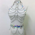 Creative Versatile Laser Ladies Belt Bodysuit
