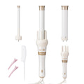 xCool 3-in-1 Automatic Rotating Curling Wand Set Cool Gadget