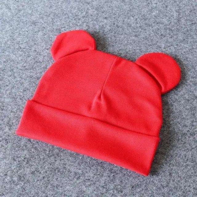 Cute Baby 0-12M Hat With Ears Casual Style Kids Autumn Winter Hat Classic  Boys And Girls Beanie Stevvex