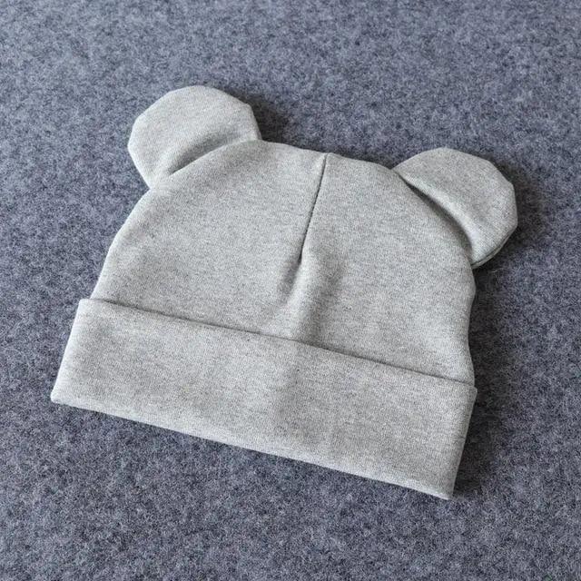 Cute Baby 0-12M Hat With Ears Casual Style Kids Autumn Winter Hat Classic  Boys And Girls Beanie Stevvex