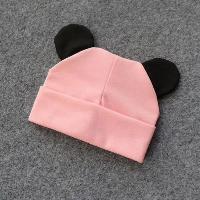 Cute Baby 0-12M Hat With Ears Casual Style Kids Autumn Winter Hat Classic  Boys And Girls Beanie Stevvex