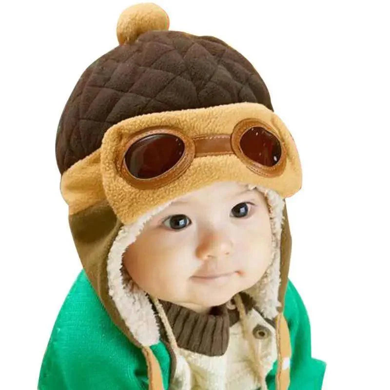 Cute Cartoon Winter Warm Baby Earflap Full Cover Beanies Classic Fur Soft Baby Hats For Girls And Boys Winter Beanies Stevvex