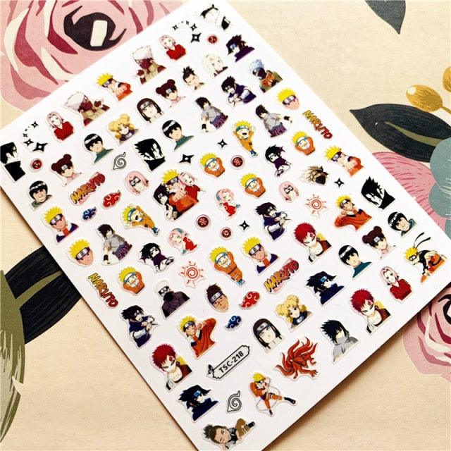 Cute rabbit Cute cat  Japanese Justice Girl 3D Back Glue Nail Sticker Nail Decoration Nail Art Nail Ornament Self Adhesive Nail Decals for Nail Art Decoration Including Hearts Stars Letters Bowknot Leaves Flowers Plants Fruits Butterflies for Woman