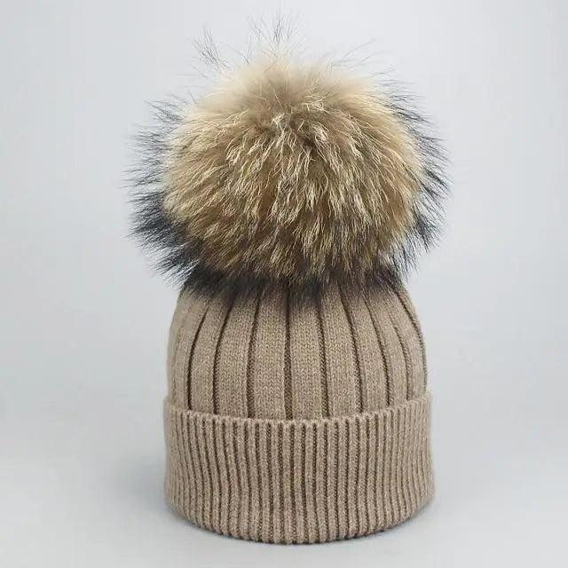 Cute Winter Warm Comfortable Cap Detachable Pom Pom Autumn Super Soft Fashionable Caps For Adults And Kids Stevvex