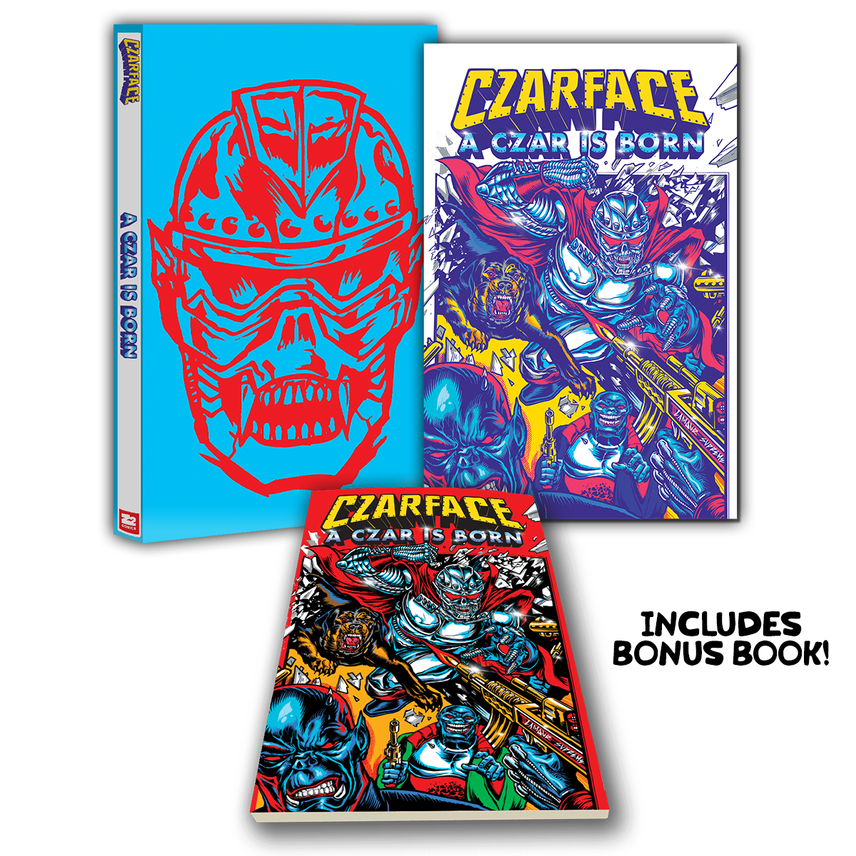 Czarface: A Czar is Born Deluxe Graphic Novel + Bonus Book Z2 Comics
