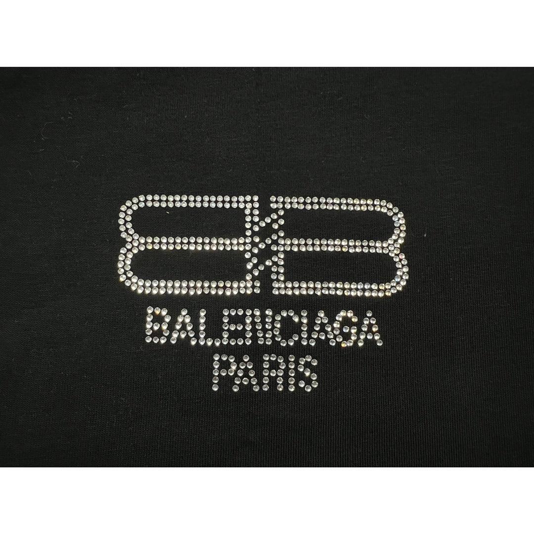Balenciaga Black T-Shirt Without Collar Banlieue91