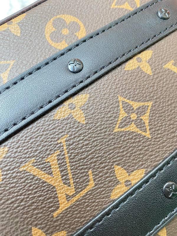 Louis Vuitton Handle Soft Trunk Bag Macassar Monogram Canvas Banlieue91