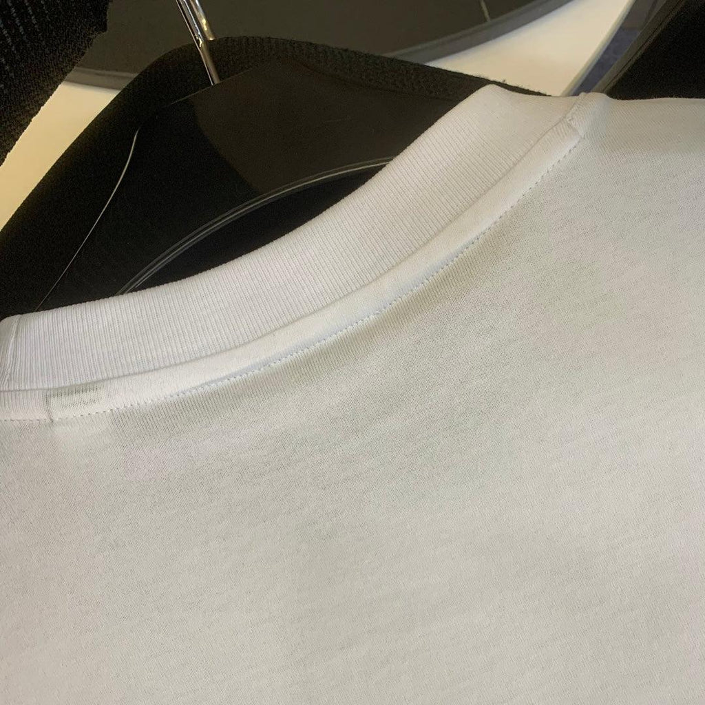 Burberry White T-Shirt Without Collar Banlieue91