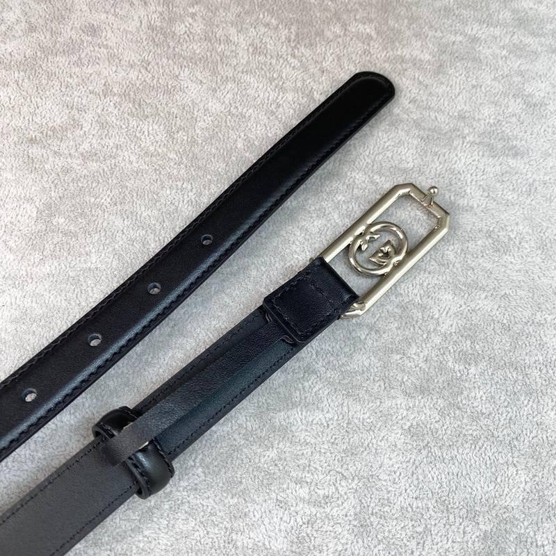 GUCCI Embellished coated-canvas and leather belt 'Black' Banlieue91
