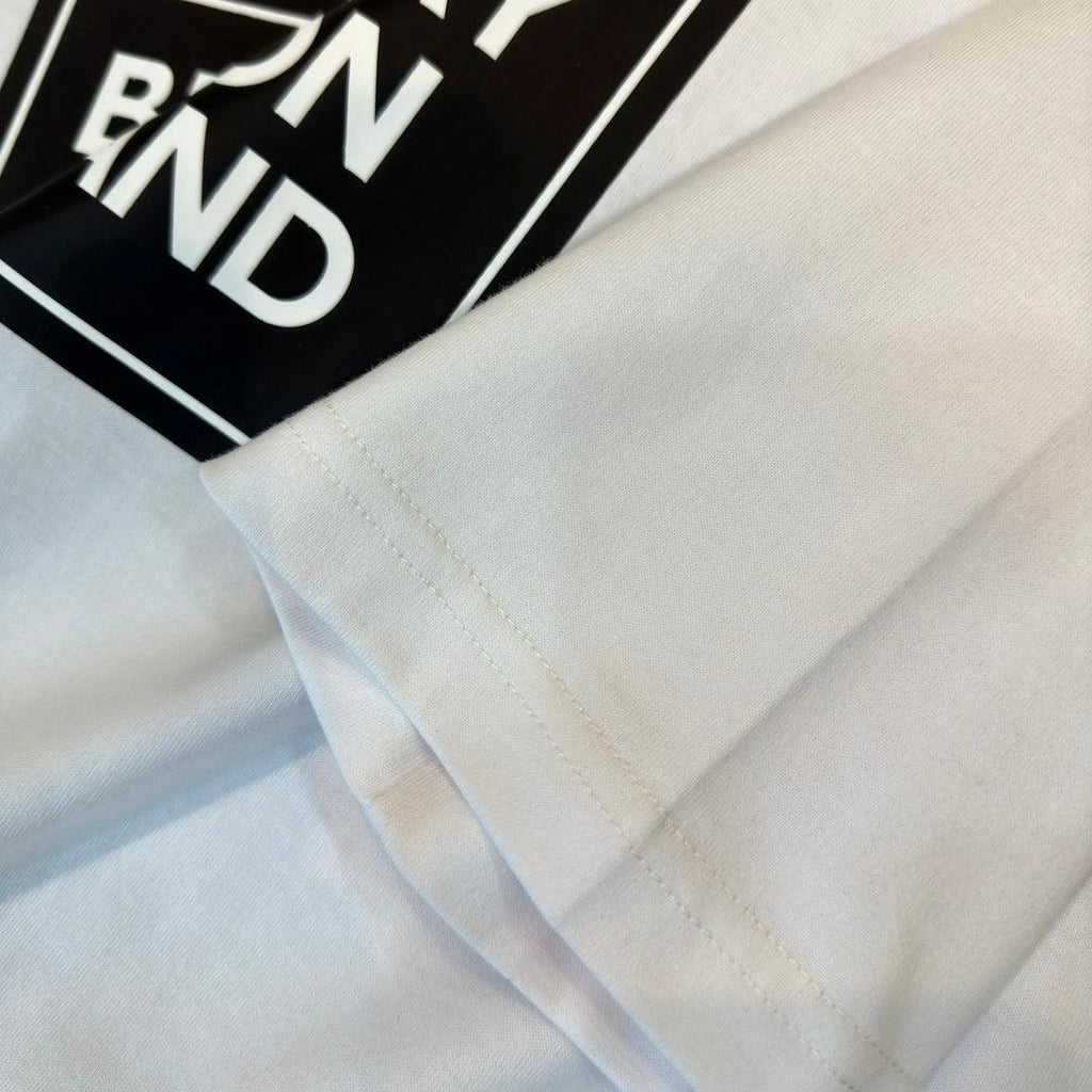 Burberry White T-Shirt Without Collar Banlieue91