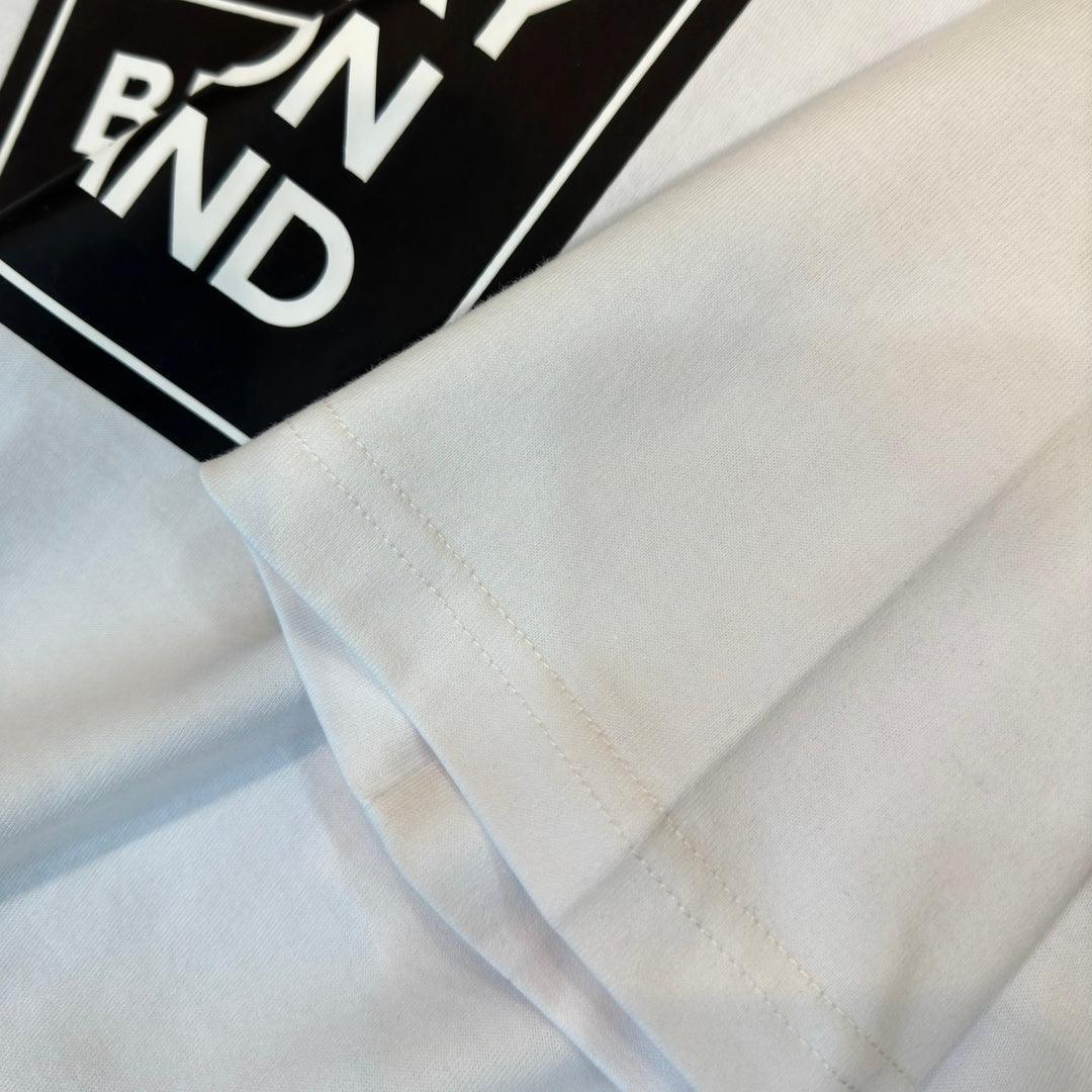 Burberry White T-Shirt Without Collar Banlieue91