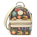 Gucci X PIKARAR GG Supreme Monogram Textured Dollar Calfskin Animal Print Retro Interlocking G Multi-Function Bag Beige Ebony Multicolor Mystic White Banlieue91